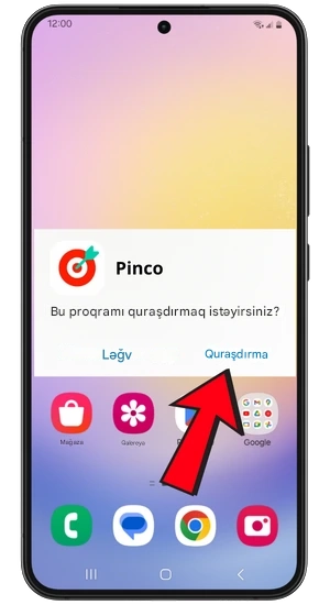 Pinco APK quraşdırma