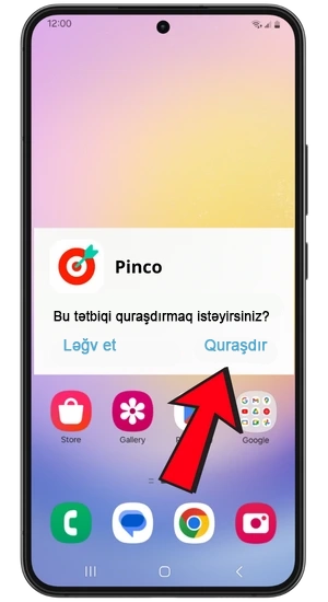 Pinco APK quraşdırma